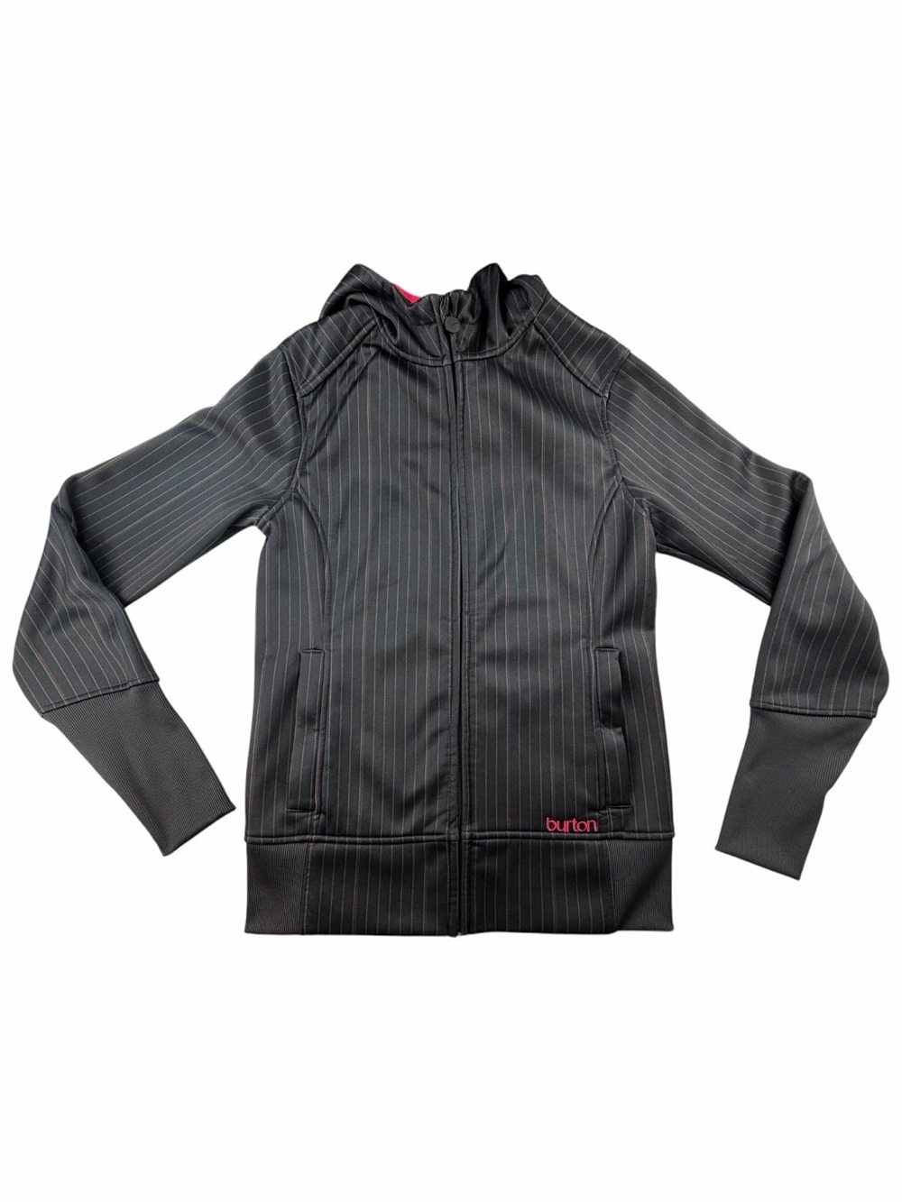 Vintage Burton Women’s Colombo Full-Zip Pinstripe Snowboarding Jacket Medium